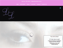 Tablet Screenshot of lovethoselashes.com.au